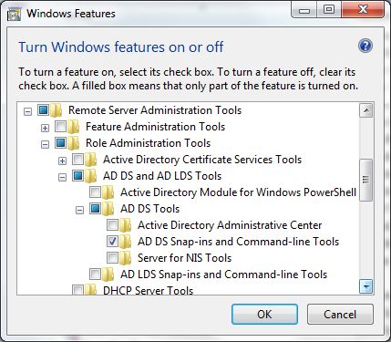 active directory remote management tools windows 10