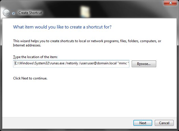 Windows msc shortcuts